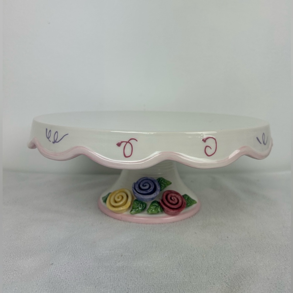Avon VTG '2005 President's Club' Celebration Pedestal Cake 10" Plate